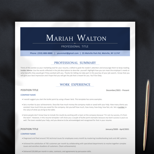 Blue - Resume