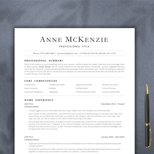 Clean Design - Resume